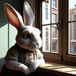 De Magie van Authentieke Emotie (The Magic of Authentic Emotion)**
    "A charming, slightly imperfect digital character, Kongji Rabbit, looking wistful yet hopeful, perhaps with a subtle tear or a thoughtful gaze, reflecting a relatable human emotion. Kongji is rendered with soft, inviting textures in a cozy, digitally enhanced Dutch living room, sunlight streaming through a window that subtly shows a hint of an Amsterdam canal. The atmosphere conveys deep emotional connection and empathy, as if the viewer recognizes their own feelings in the character. Digital painting, warm lighting, emotionally resonant, empathetic character design."

2.  **Prompt for